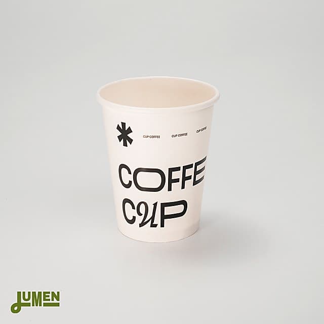 Copo de papel personalizado Lumenpack de 200 ml.
